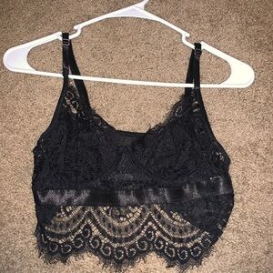 Lace crop top